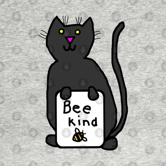 Cute Cat Kindness by ellenhenryart